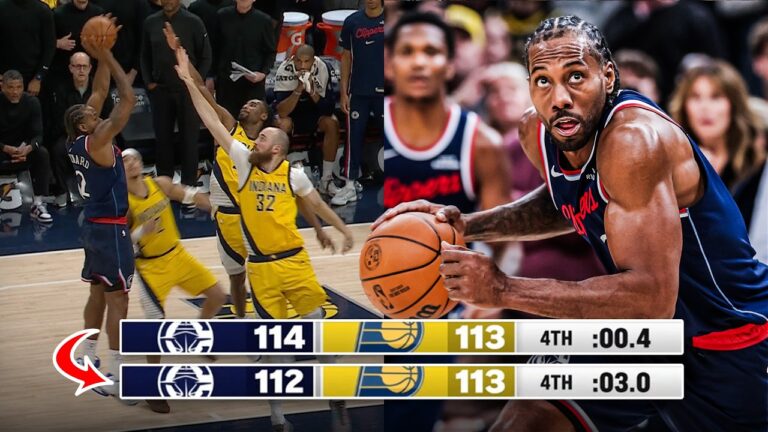 Kawhi Leonard Drops 28 & WINS IT vs Pacers