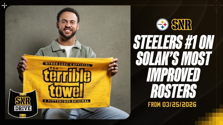 Steelers Rank 1 on ESPN’s Most Improved Rosters SNR Drive Pittsburgh Steelers