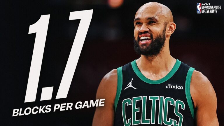 Derrick White Named kia Eastern Conference Defensive Player of the Month for February