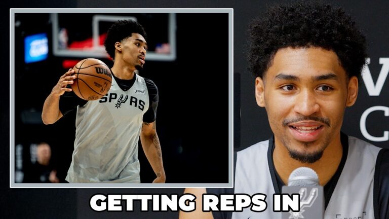 Dylan Harper on Getting Reps In and Adjusting to NBA Schedule in Rookie Year