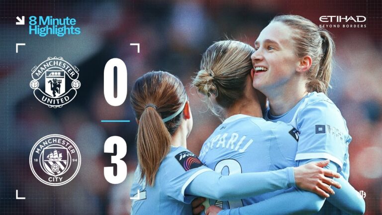 HIGHLIGHTS! City edge closer to title with emphatic Manchester derby win Man United 0-3 Man City