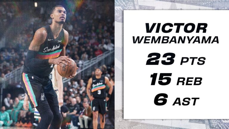 Victor Wembanyama GOES OFF for 23 PTS, 15 REB in Milwaukee!