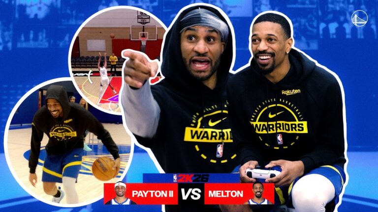 Warriors Players Compete in H.O.R.S.E… On Court and in NBA 2K