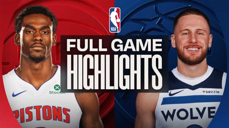 PISTONS at TIMBERWOLVES FULL GAME HIGHLIGHTS March 28, 2026