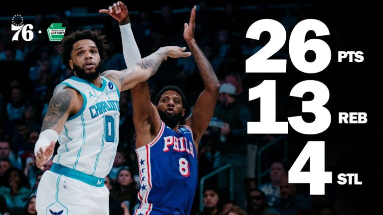 Paul George Puts Up BIG Double-Double in Charlotte