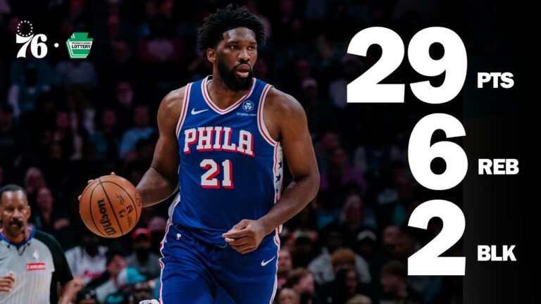 Joel Embiid Comes Up CLUTCH in Charlotte