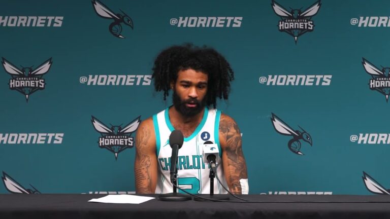 Hornets vs 76ers: Coby White Postgame Media Availability 3 28 2026