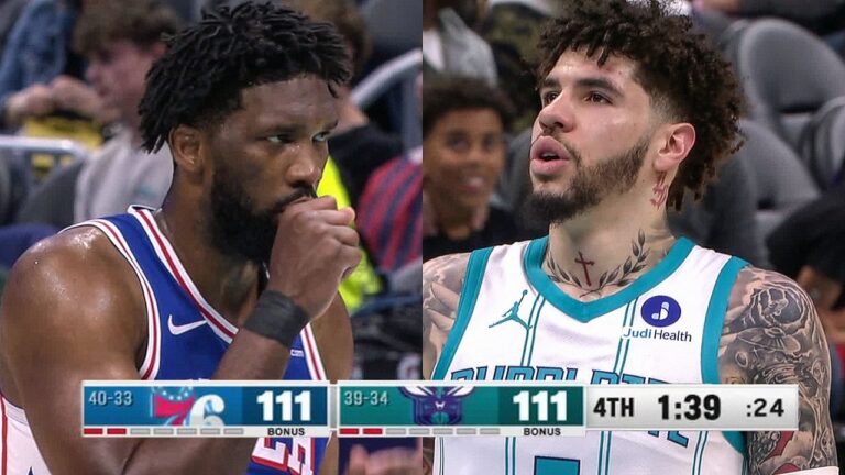 Final 3:40 WILD FINISH 76ers at Hornets March 28, 2026
