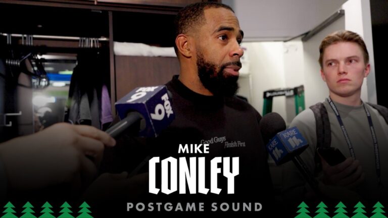 We Got To Do Better With Handling That Pressure. Mike Conley Postgame Sound 3.28.26