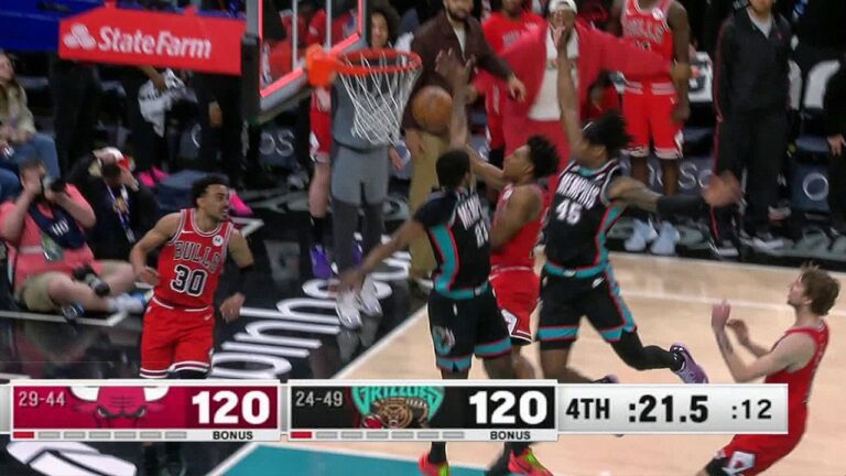 Final 3:52 MADNESS IN MEMPHIS Bulls vs Grizzlies March 28, 2026