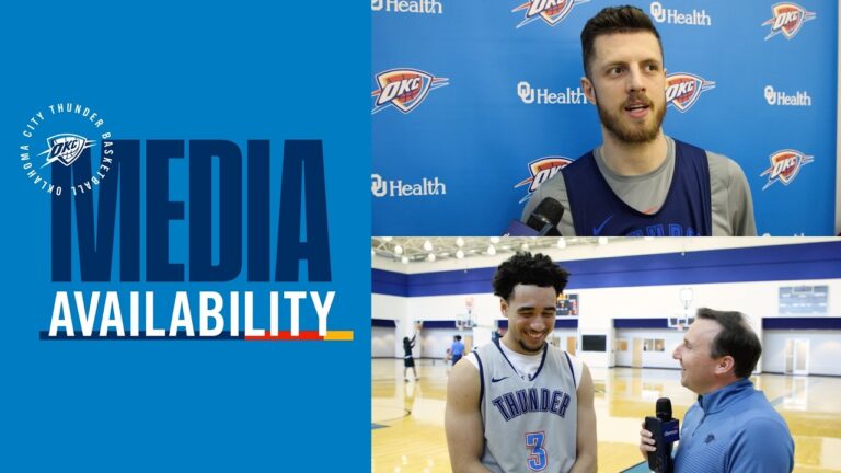 Shootaround Media with Isaiah Hartenstein One on One with Jared March 29, 2026 OKC Thunder