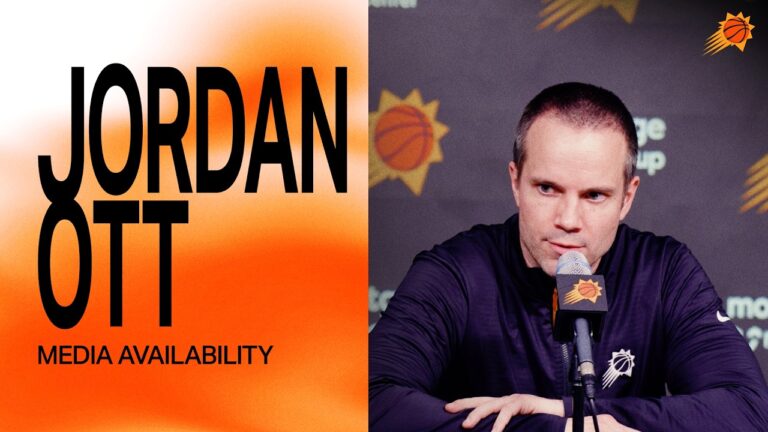 Head Coach Jordan Ott Postgame Media Availability Phoenix Suns