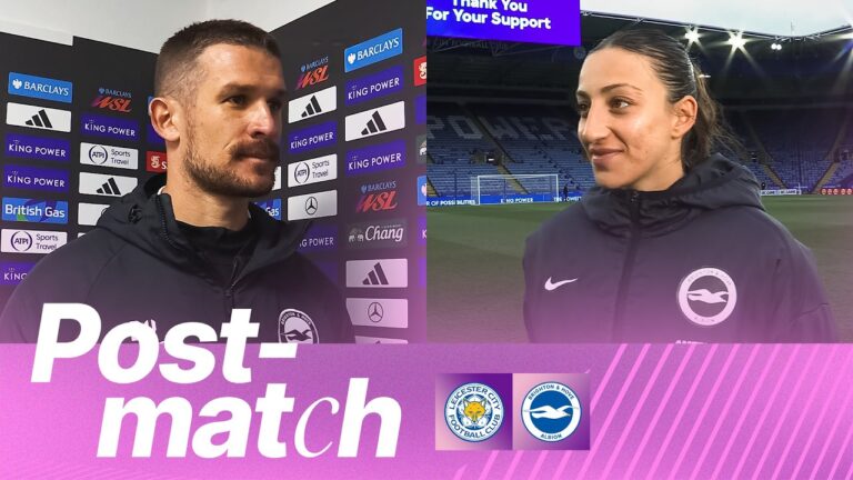 POST-MATCH Vidosic & Kafaji Leicester v Brighton