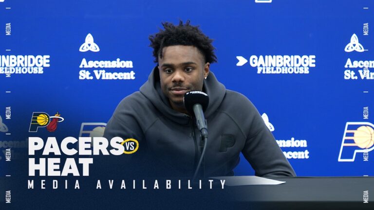 Coach Carlisle, Kobe Brown & Pascal Siakam Share Love For Fans, More On Win Media Availability