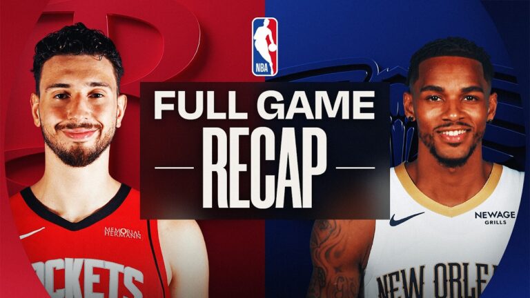 Game Recap: Rockets 134, Pelicans 102