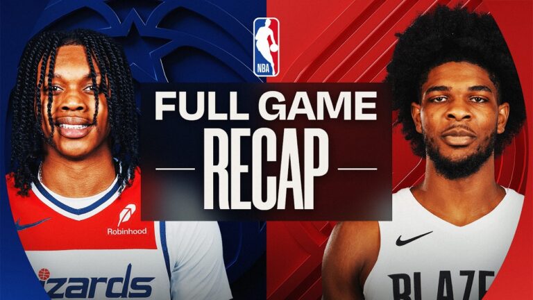 Game Recap: Trail Blazers 123, Wizards 88