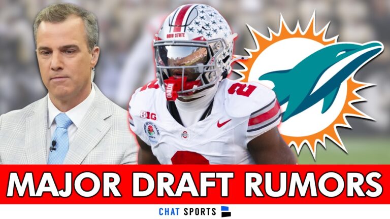 MAJOR Miami Dolphins NFL Draft Rumors That Dolphins Fans Will LOVE!