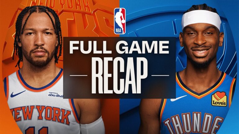 Game Recap: Thunder 111, Knicks 100