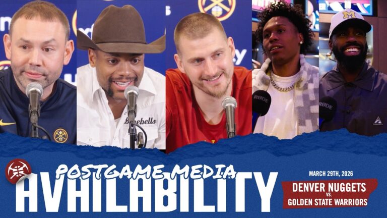 Denver Nuggets React: SIX-Game Win Streak Postgame Media vs. GSW