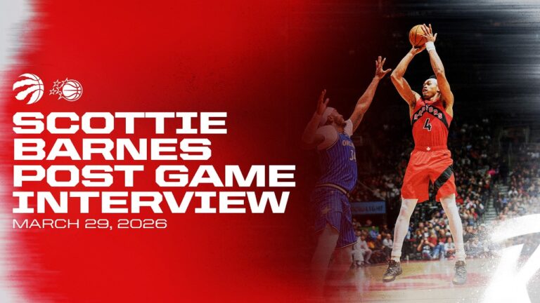 Scottie Barnes Post Game vs Magic March 29, 2026