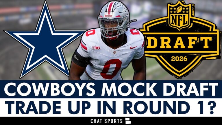 Cowboys 7-Round Mock Draft With Multiple Trades Ft. A Trade Up In Round 1