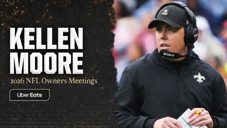 LIVE: Kellen Moore at 2026 NFL Owners Meetings New Orleans Saints