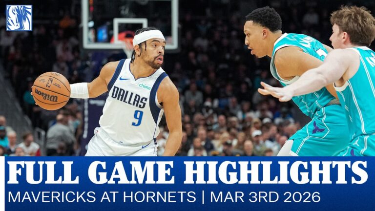 Mavericks Highlights at Charlotte Hornet March 3, 2026