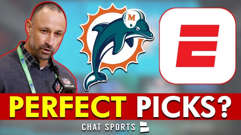 ESPNs PERFECT Miami Dolphins 1st Round Draft Picks Will SHOCK YOU