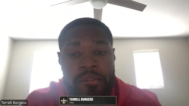 Terrell Burgess talks re-signing with Saints 2026 Free Agency