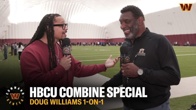 Doug Williams 1-on-1 from the NFL’s HBCU Combine IPP Pro Day Washington Commanders NFL