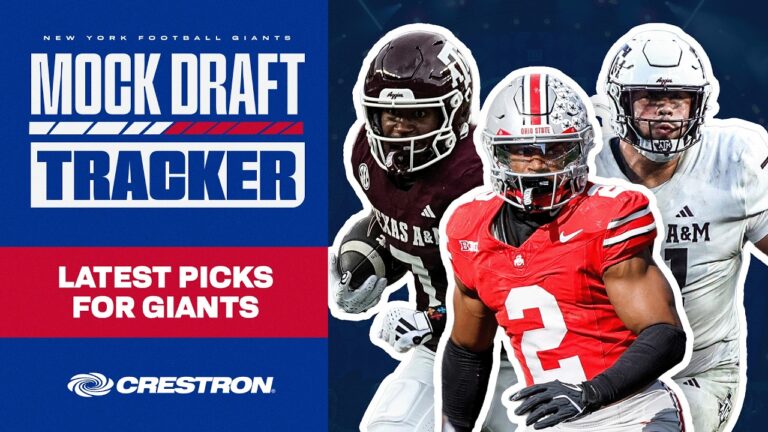 Mock Draft Tracker 8.0: Latest Expert Picks for Giants New York Giants