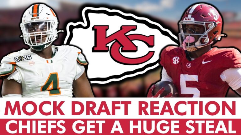 REACTION: ESPN 7-Round Kansas City Chiefs 2026 NFL Mock Draft