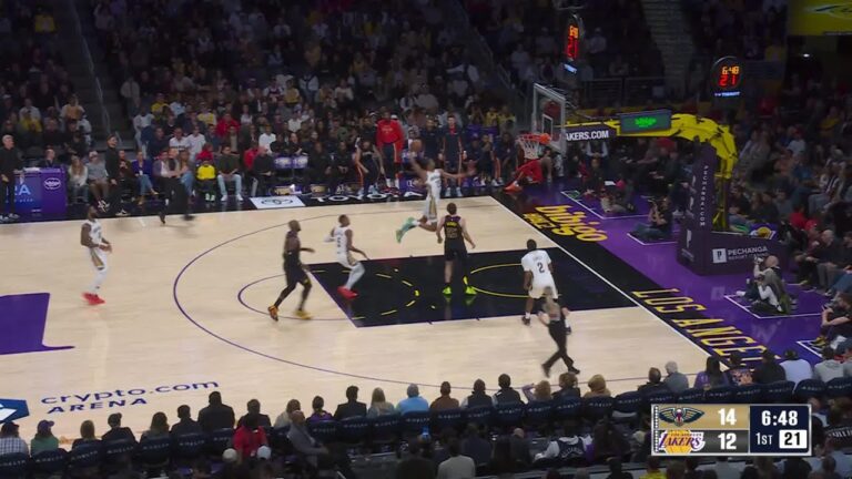 Trey Murphy III INSANE DUNK vs. Lakers pelicans nba shorts