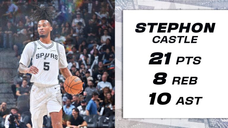 Stephon Castle Nearly Records Second Straight Triple Double vs. Chicago