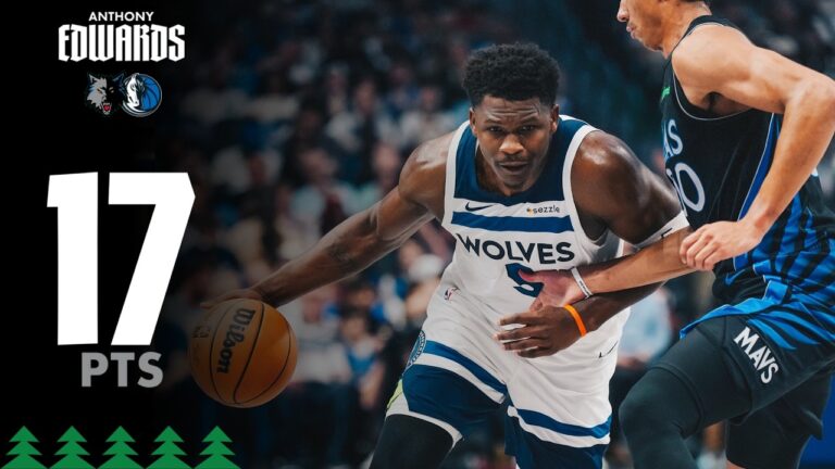 Anthony Edwards Notches 17 Points In His Return Vs The Dallas Mavericks 03.30.26