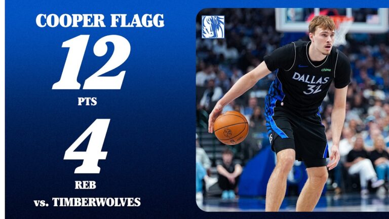 Cooper Flagg (12 PTS 4 REB) vs. Minnesota Timberwolves March 30, 2026