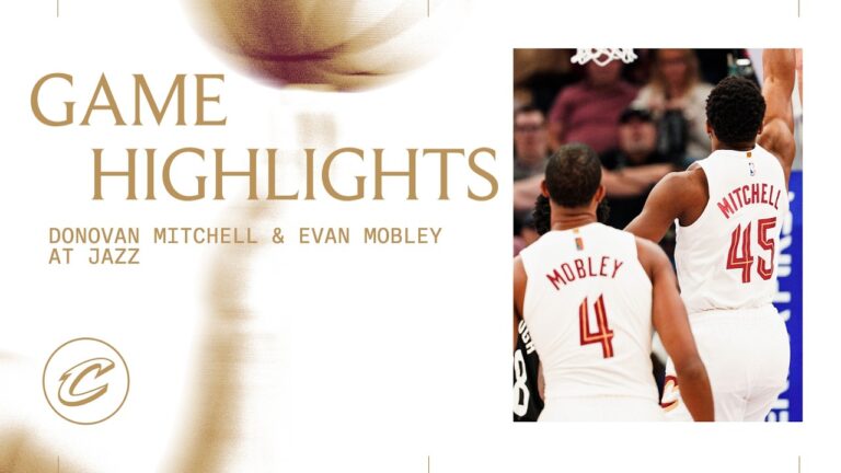 Cavs at Jazz Donovan Mitchell & Evan Mobley Highlights 03.30.2026