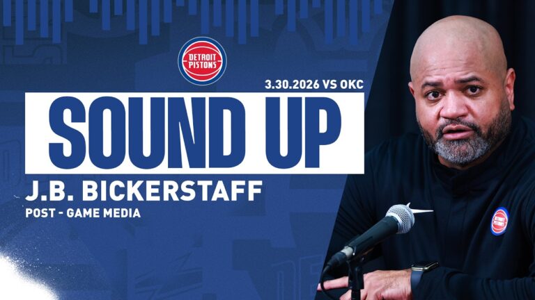 Post-Game Press Conference: J.B. Bickerstaff Pistons vs. Thunder  03.30.26