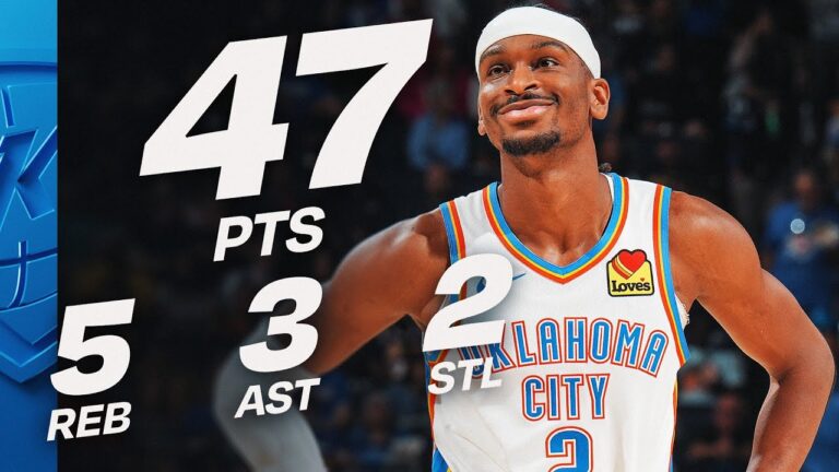 SGA Was UNSTOPPABLE With 47 PTS vs Pistons March 26, 2026