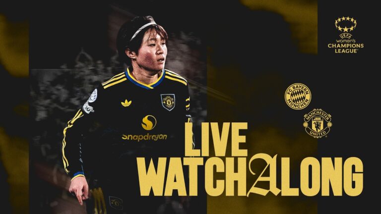 Bayern Munich v Manchester United Women LIVE Watchalong! UEFA Women’s Champions League