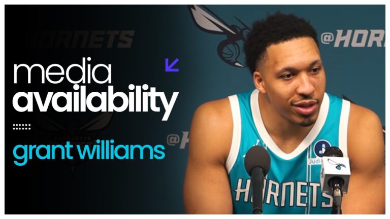 Hornets vs Mavericks: Grant Williams Postgame Media Availability 3 3 2026