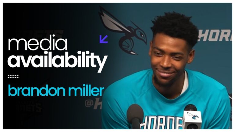 Hornets vs Mavericks: Brandon Miller Postgame Media Availability 3 3 2026
