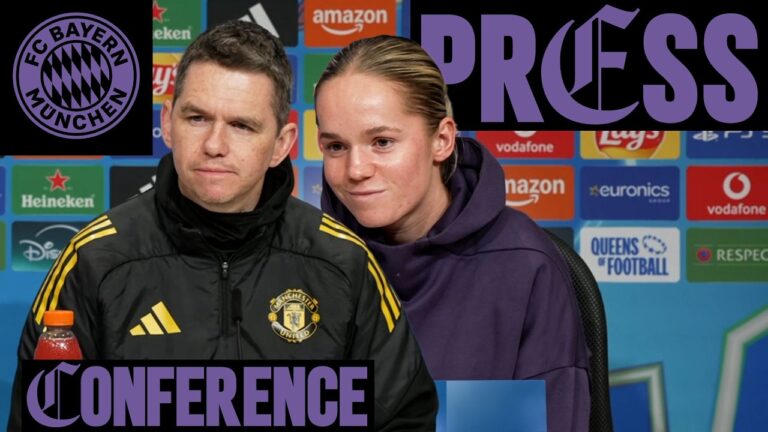 Marc Skinner & Hanna Lundkvist Pre-Bayern Munich Press Conference