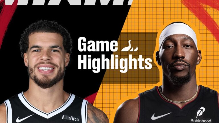 Bam, Herro, Jaime Combine For 65 PTS HEAT vs. NETS HEAT Highlights Mar. 3, 2026