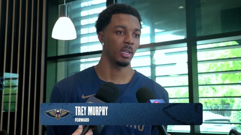 Trey Murphy III on returning during road trip Pelicans Practice 3 31 26
