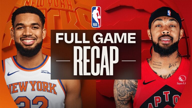 Game Recap: Knicks 111, Raptors 95