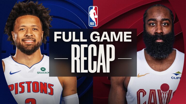 Game Recap: Cavaliers 113, Pistons 109