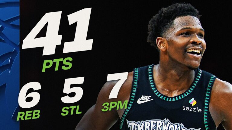 Anthony Edwards GOES OFF For 41 PTS & 7 3PM in Dominant Win March 3, 2026