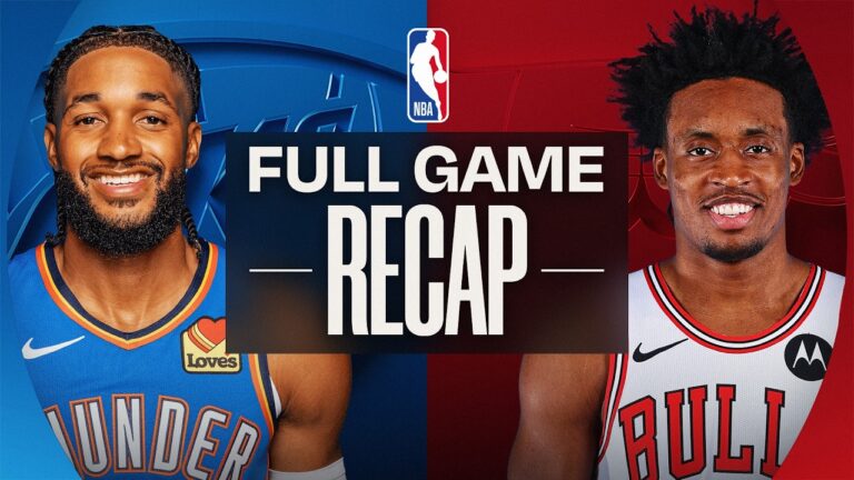 Game Recap: Thunder 116, Bulls 108
