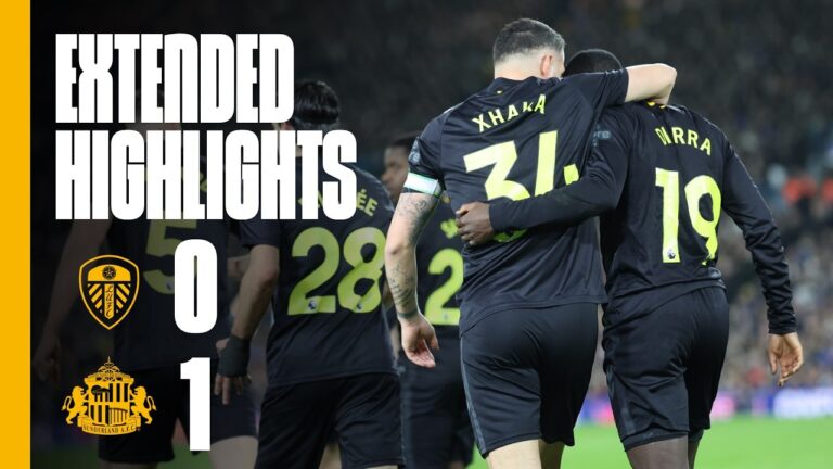 Extended Premier League Highlights Leeds United 0 – 1 Sunderland AFC